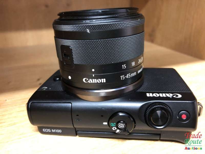 Canon EOS M100 24.2 Megapixel Mirrorless Camera with Canon 15-45mm Lens
