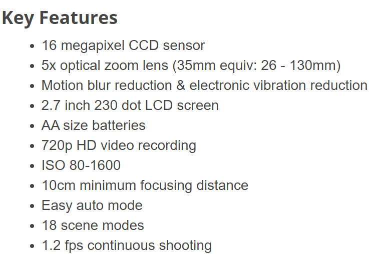 Nikon COOLPIX L27 16.1MP Digital Camera - Purple