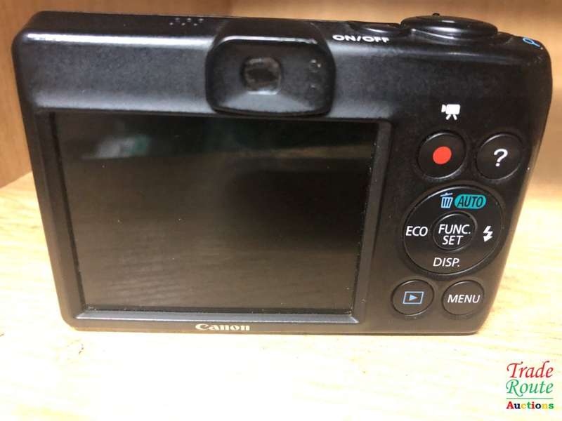 CANON PowerShot A1400 16.0 MP with 5x Digital IS Zoom 28mm Wide-Angle Lens - BLACK
