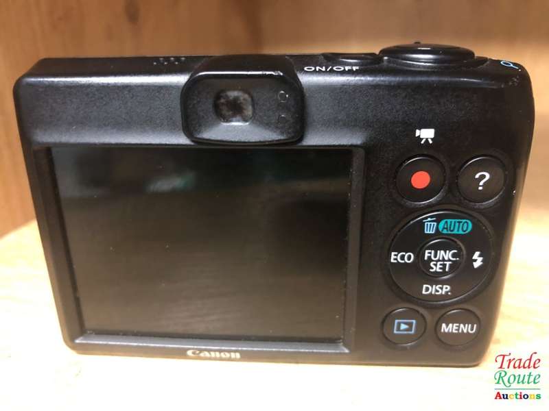 CANON PowerShot A1400 16.0 MP with 5x Digital IS Zoom 28mm Wide-Angle Lens - BLACK