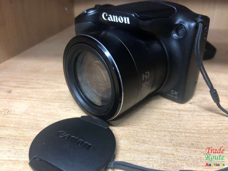Canon Powershot SX400 IS 16MP Point and Shoot Camera (Black) with 30x Optical Zoom