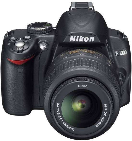 NIKON D3000 DSLR CAMERA CAMERA KIT WITH NIKKOR ED G II 18-55 LENS