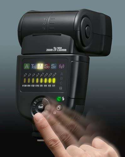 Nissin Di700 Speedlite Flash for Nikon, 24-200mm Focal Length Coverage, 1/800-1/30000 Sec Flash Dur