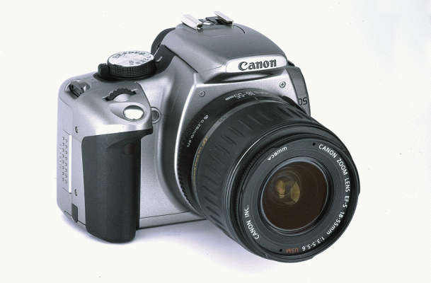 Canon EOS 350D Digital SLR camera (SILVER) WITH 18-55 mm ii LENS [ NO CHARGER ]