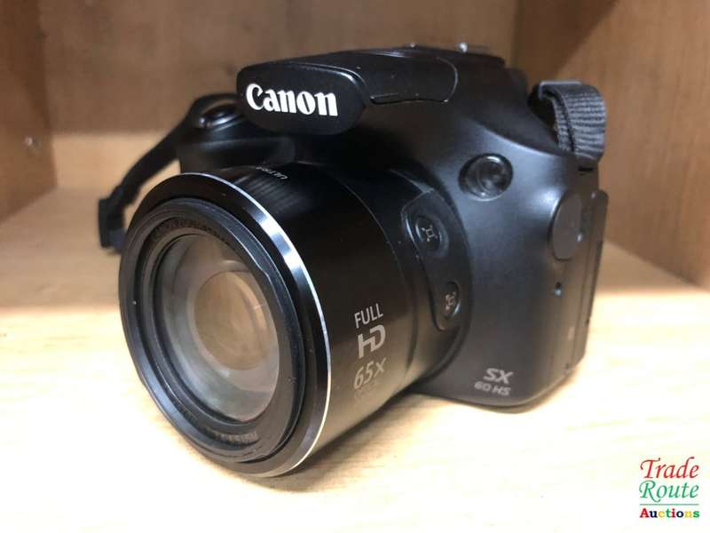 Canon Powershot SX60 HS 16.1MP Digital Camera 65x Optical Zoom Lens 3-inch LCD Tilt Screen (Black)