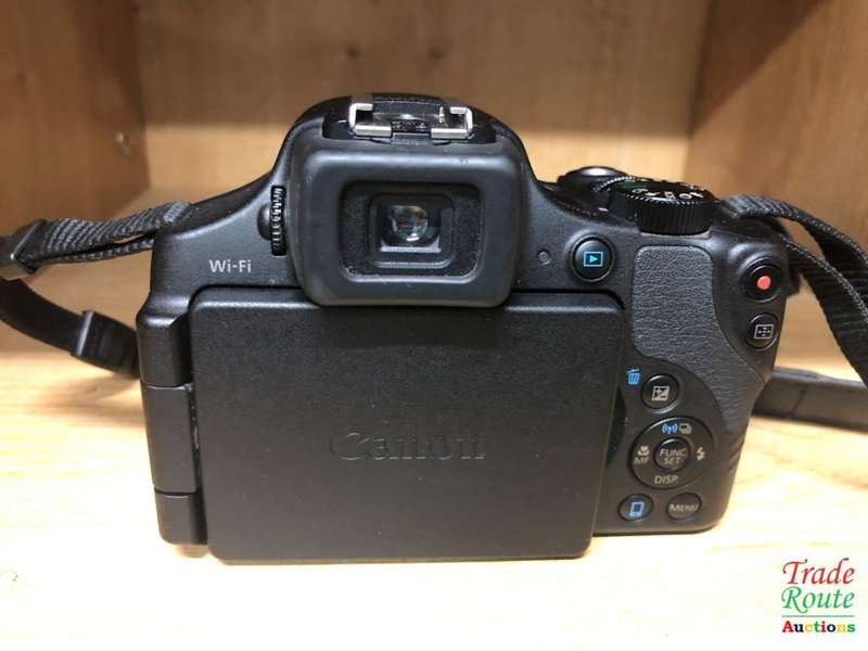 Canon Powershot SX60 HS 16.1MP Digital Camera 65x Optical Zoom Lens 3-inch LCD Tilt Screen (Black)