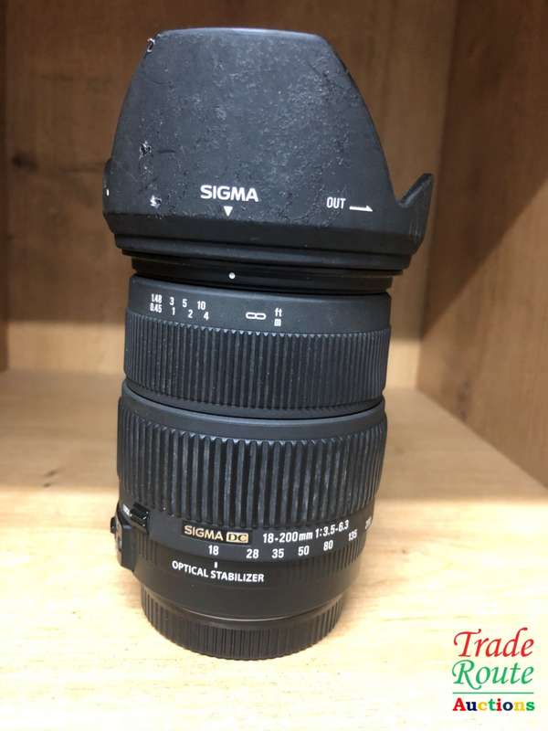 Sigma 18-200 mm F3.5-6.3 DC OS FOR CANON CAMERAS