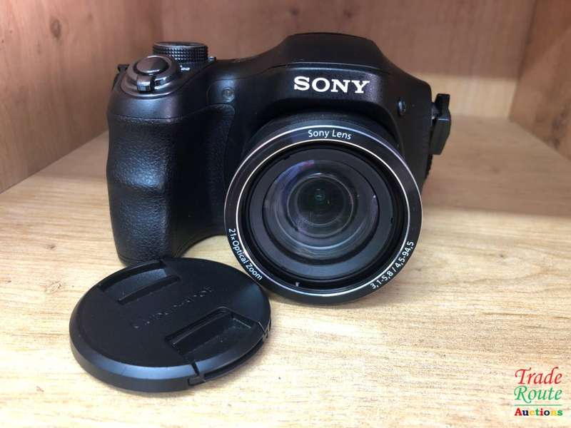 Sony Cyber-shot DSC-H100/BC 16.1MP Point and Shoot Camera (Black) with 21x Optical Zoom