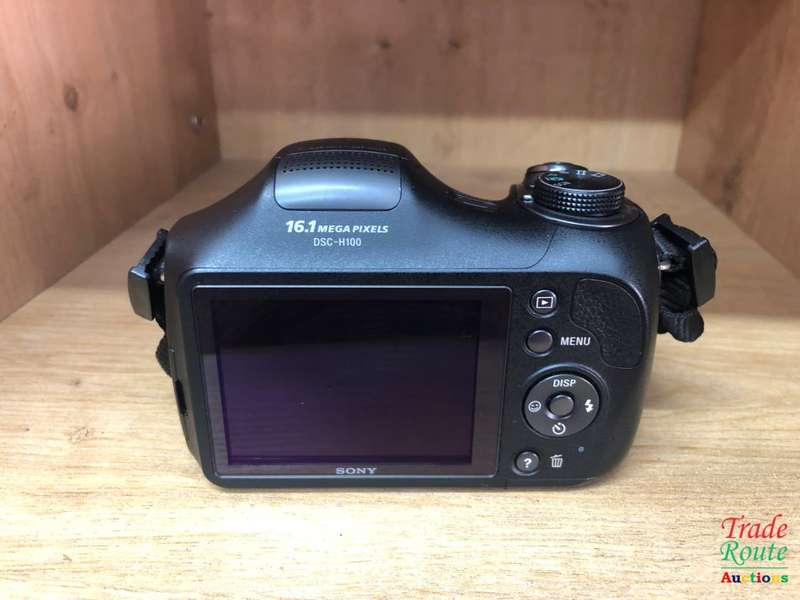 Sony Cyber-shot DSC-H100/BC 16.1MP Point and Shoot Camera (Black) with 21x Optical Zoom