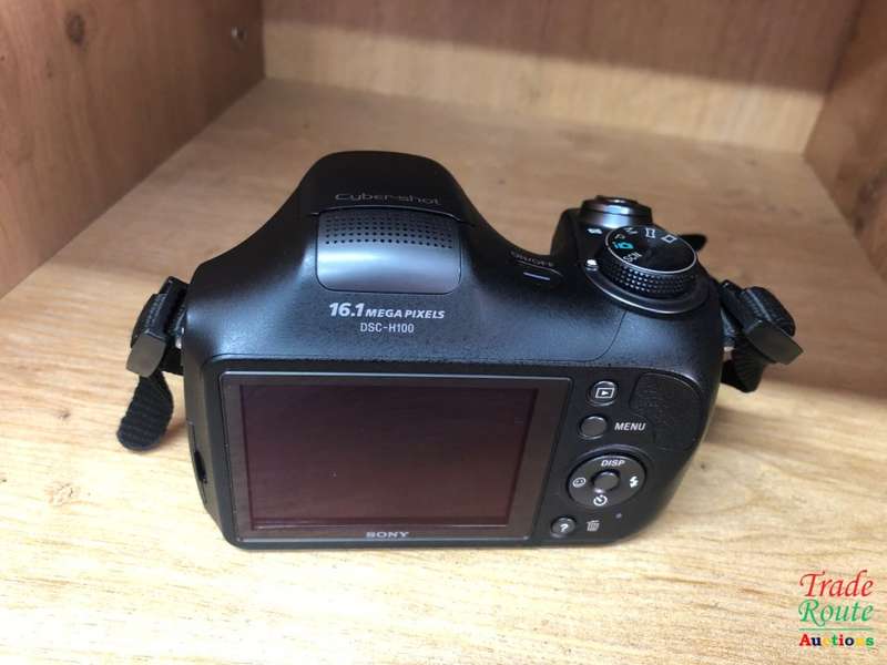 Sony Cyber-shot DSC-H100/BC 16.1MP Point and Shoot Camera (Black) with 21x Optical Zoom