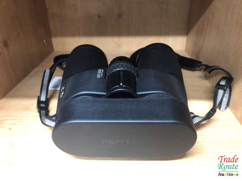 PENTAX 10X50 PCF V BINOCULARS - IN BOX WITH POUCH CASE