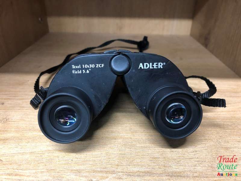 ADLER TEXEL 10 X 30 ZCF Bak 4 Prism Multi Coated BINOCULARS - IN BOX WITH POUCH CASE