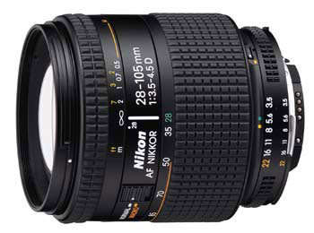 Nikon 28-105mm f/3.5-4.5D Autofocus Zoom Nikkor Lens