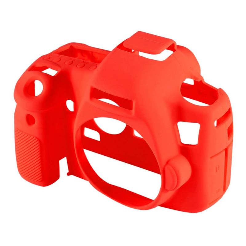 Protective Red Silicone Armor Canon 6D by easyCover camera case