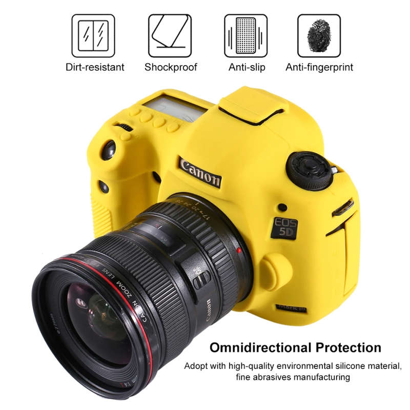 EasyCover Silicone Protection Cover for Canon EOS 5D Mark III, 5DS & 5DS R
