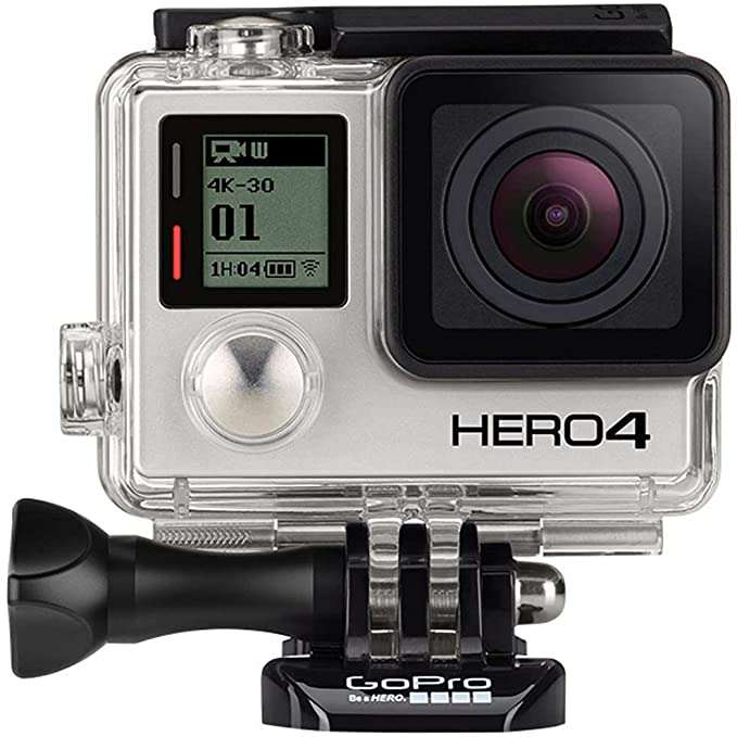 GoPro Hero4 | CHDHX-401 BLACK | 4K VIDEO | Wi-Fi | Comes with LCD attachment -  CASE ALCDB-401