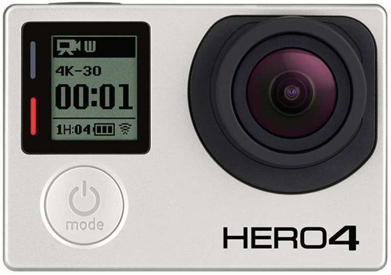 GoPro Hero4 | CHDHX-401 BLACK | 4K VIDEO | Wi-Fi | Comes with LCD attachment -  CASE ALCDB-401