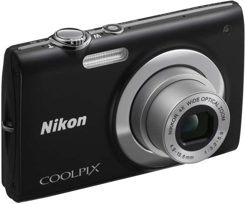 Nikon Coolpix S2500 Digital Camera - Black (12MP, 4x Optical Zoom) 2.7 inch LCD