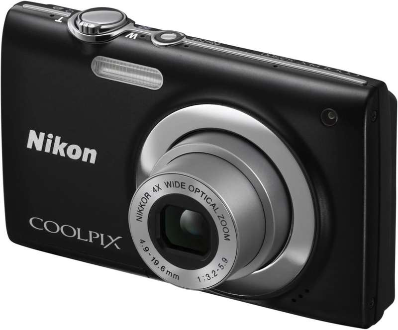 Nikon Coolpix S2500 Digital Camera - Black (12MP, 4x Optical Zoom) 2.7 inch LCD