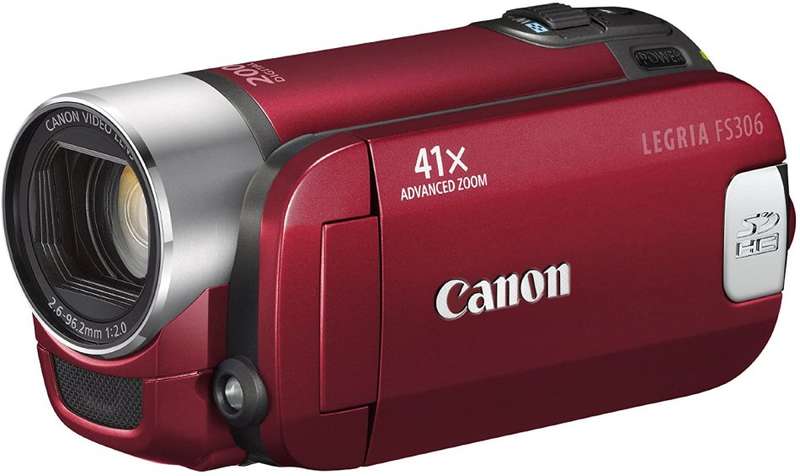 Canon LEGRIA FS306 Camcorder (41x Optical Zoom) 2000X Digital Zoom Handycam Camcorder