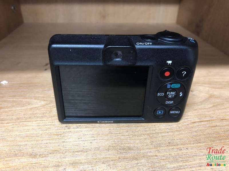 CANON PowerShot A1400 16.0 MP with 5x Digital IS Zoom 28mm Wide-Angle Lens - BLACK