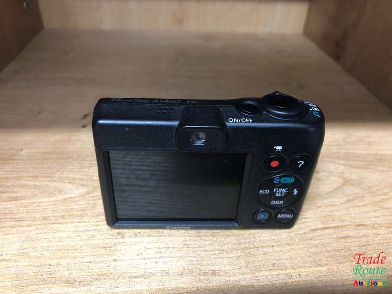 CANON PowerShot A1400 16.0 MP with 5x Digital IS Zoom 28mm Wide-Angle Lens - BLACK