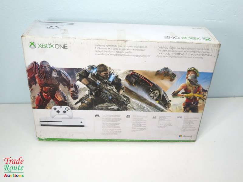 Microsoft Xbox One S 500GB Console (WHITE) Model 1681 + 1 Controller (WHITE)