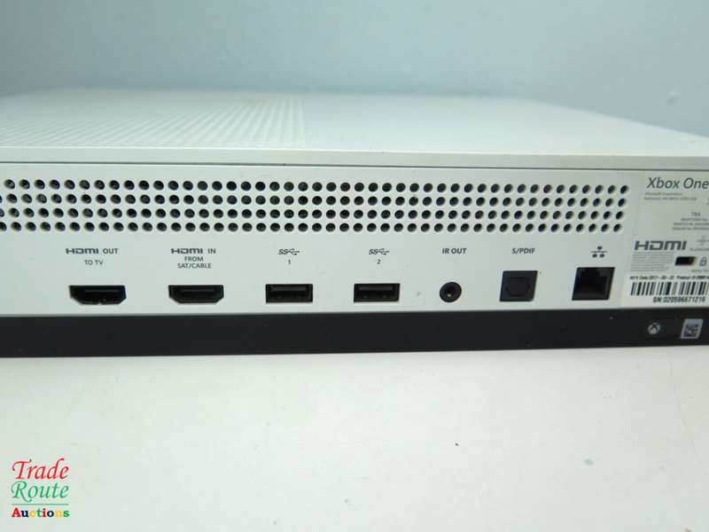 Microsoft Xbox One S 500GB Console (WHITE) Model 1681 + 1 Controller (WHITE)