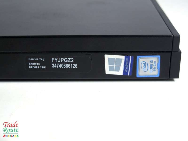 Dell OptiPlex 3060 MICRO TOWER Desktop PC | Core i3 8100T 8th Gen 3.1Ghz | 8GB RAM | 500GB HDD