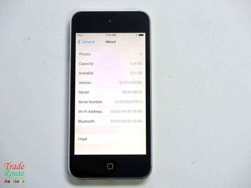 Apple iPod Touch | BLACK | 16GB | 5th Generation | A1509 | ME643BT/A | RETINA DISPLAY