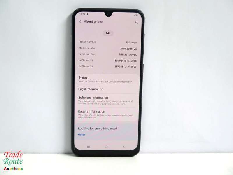 SAMSUNG GALAXY A50 128GB - SM-A505F SmartPhone - DUAL SIM - TRIPLE CAMERA ## LATE ENTRY ##