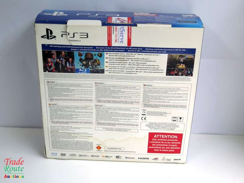 Sony Playstation 3 PS3 Super Slim Console 500GB with Wireless Dualshock 3 Controller