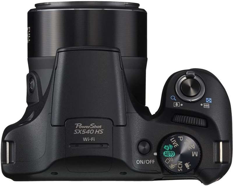 Canon PowerShot SX540HS 20.3MP Digital Camera with 50x Optical Zoom (Black)