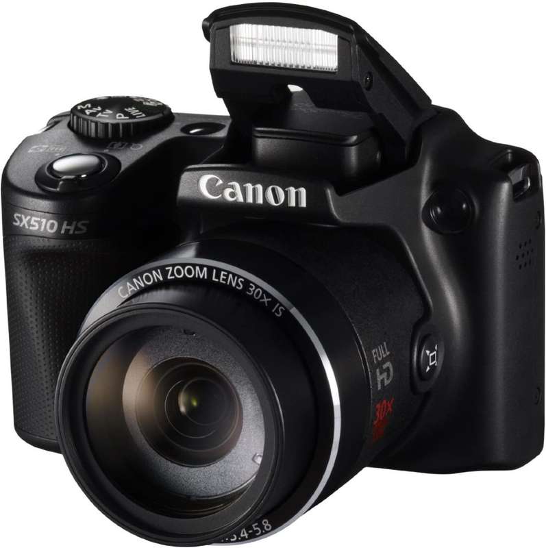 Canon PowerShot SX510 HS Camera - Black (12.1MP, 30x Zoom) 3 inch LCD - IN BOX