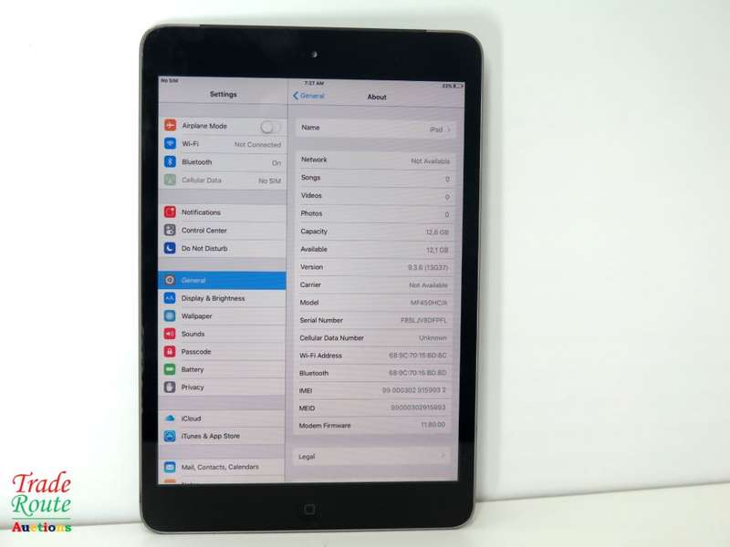 IPAD MINI | 16GB | WiFi + 3G | SPACE GREY | MF450HC/A | A1455 | APPLE | 7.9 inch Tablet * iPad Mini*