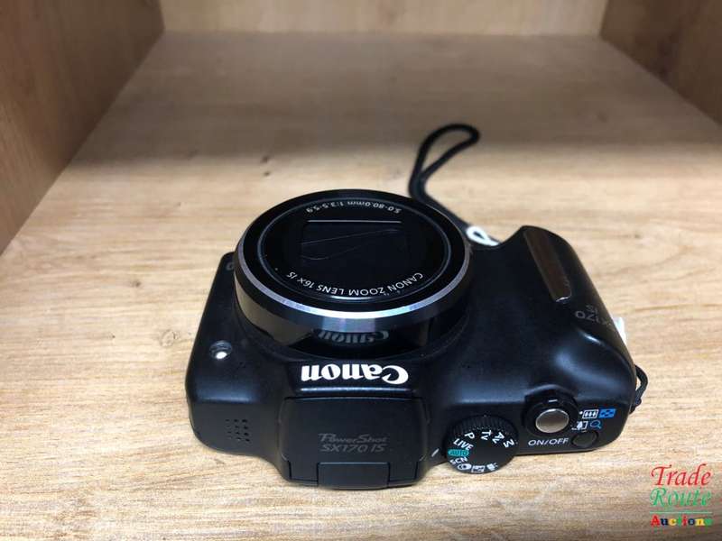 Canon PowerShot SX170 IS 16.0 MP Digital Camera - BLACK