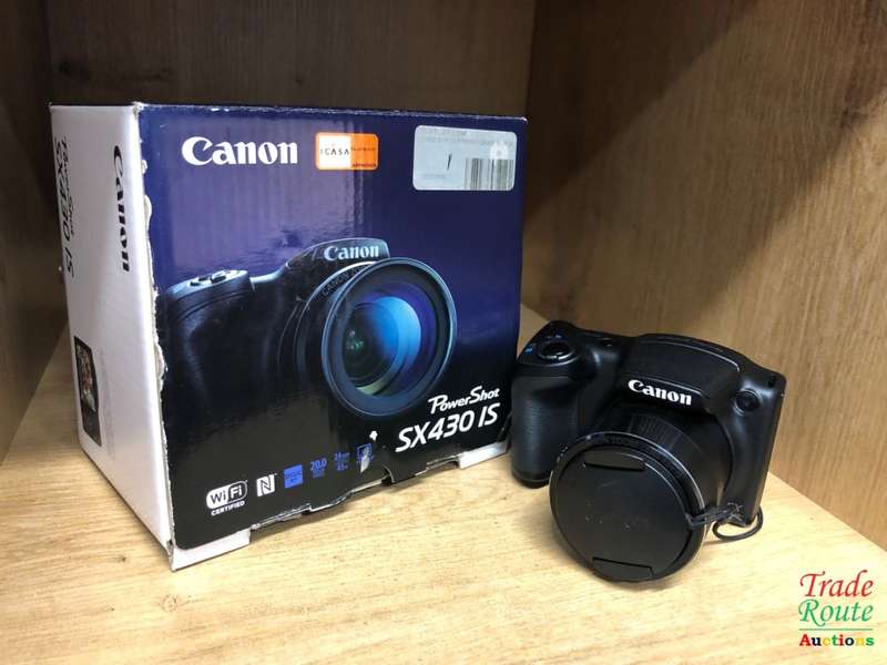 Canon PowerShot SX430 IS Built-in Wi-Fi / NFC Black Digital Camera 20.0MP 45X ZOOM