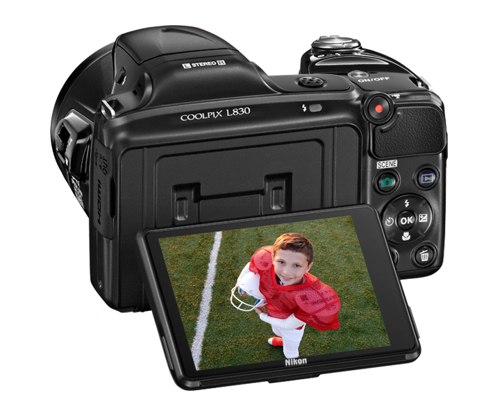 Nikon COOLPIX L830 16 MP CMOS Digital Camera with 34x Zoom NIKKOR Lens and Full 1080p HD Video