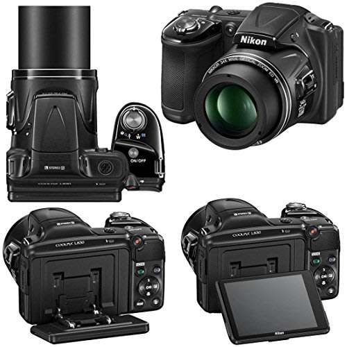 Nikon COOLPIX L830 16 MP CMOS Digital Camera with 34x Zoom NIKKOR Lens and Full 1080p HD Video