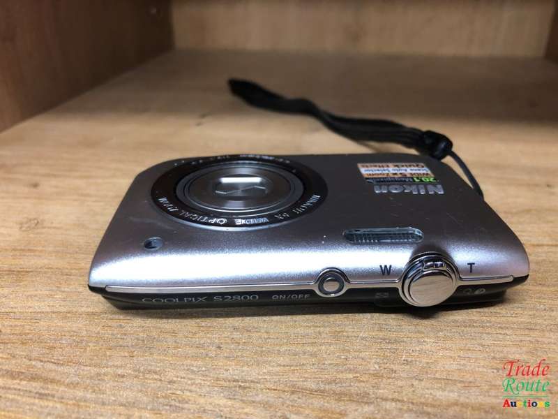 Nikon Coolpix S2800 20.1 MP Point & Shoot Digital Camera with 5X Optical Zoom - SILVER