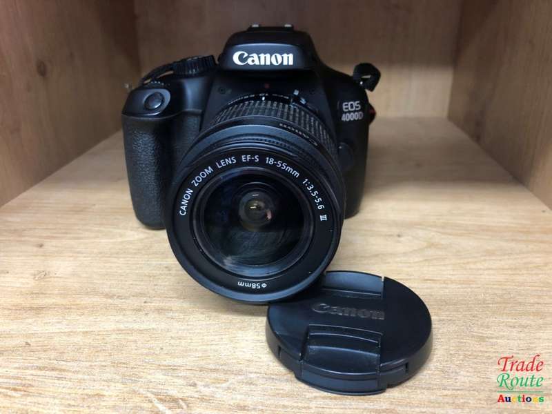 Canon 4000D DSLR Camera and EF-S 18-55 mm f/3.5-5.6 III Lens Kit