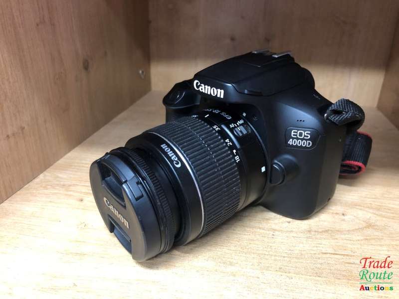 Canon 4000D DSLR Camera and EF-S 18-55 mm f/3.5-5.6 III Lens Kit