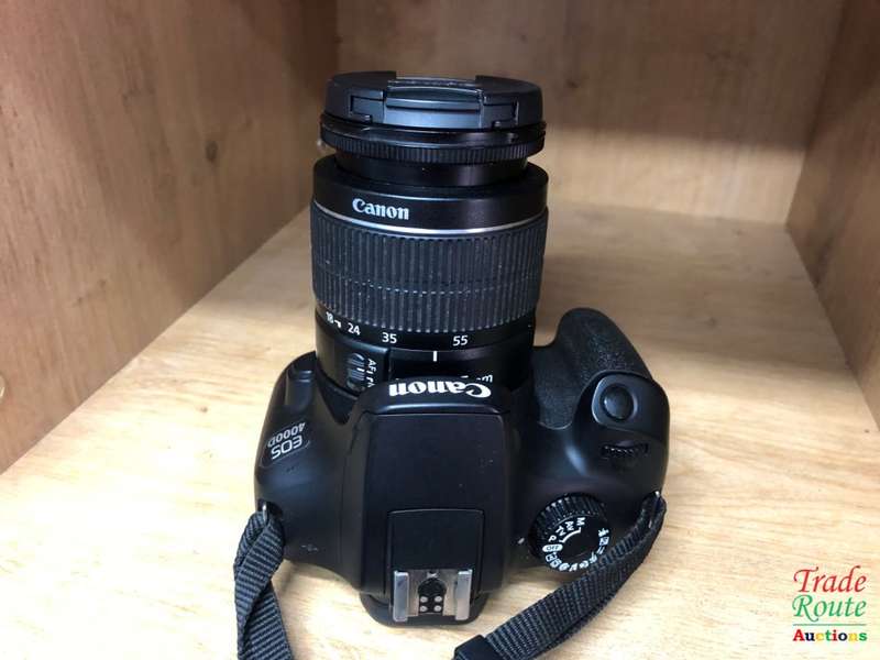 Canon 4000D DSLR Camera and EF-S 18-55 mm f/3.5-5.6 III Lens Kit