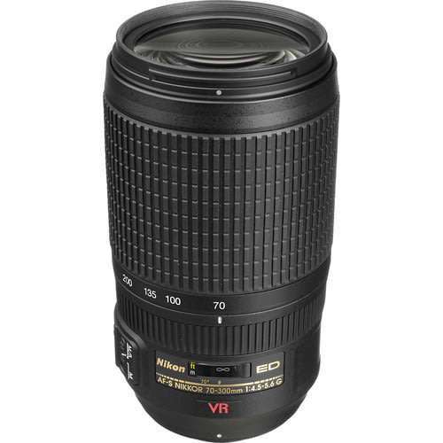 Nikon AF-S VR Zoom-NIKKOR 70-300mm f/4.5-5.6G IF-ED Lens for Nikon DSLR Cameras