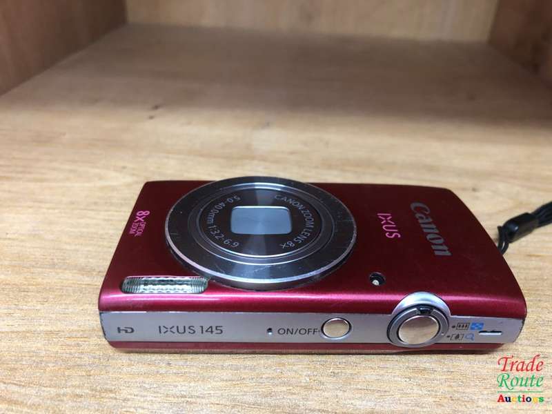 Canon IXUS 145 HD Digital Camera 16 MP 8X Optical Zoom 2.7 -inch LCD | RED