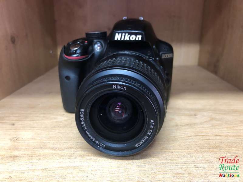 Nikon D3300 24.2 MP CMOS Digital SLR with AF-S DX NIKKOR 18-55mm f/3.5-5.6G DX Zoom Lens (Black)