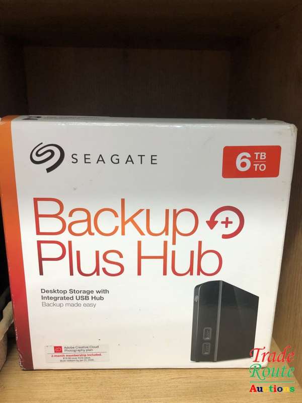 SEAGATE 6TB Backup Plus HUB Desktop Hard Drive - 6000GB