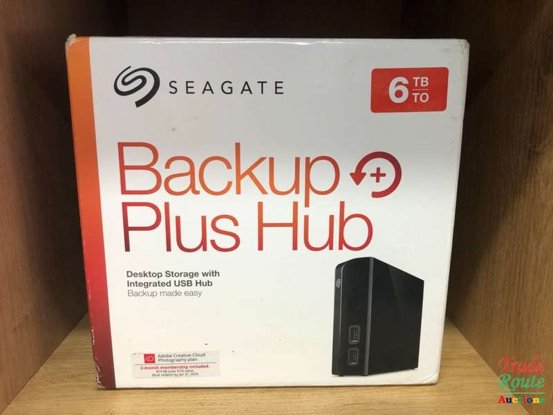 SEAGATE 6TB Backup Plus HUB Desktop Hard Drive - 6000GB