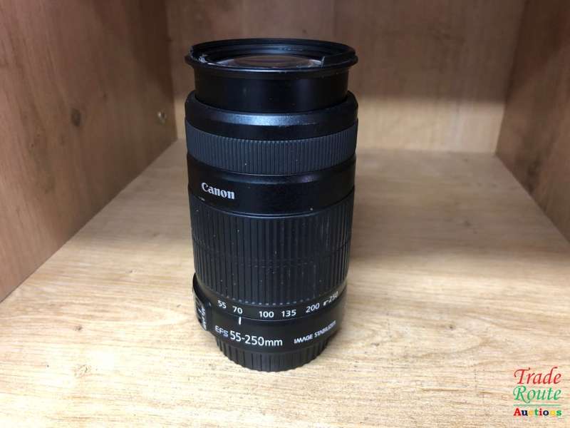 Canon EF-S 55-250m IS (Image Stabilizer) Mark ii Lens for Canon DSLR Cameras - BROKEN FILTER RING