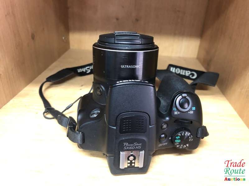 Canon Powershot SX60 HS 16.1MP Digital Camera 65x Optical Zoom Lens 3-inch LCD Tilt Screen (Black)